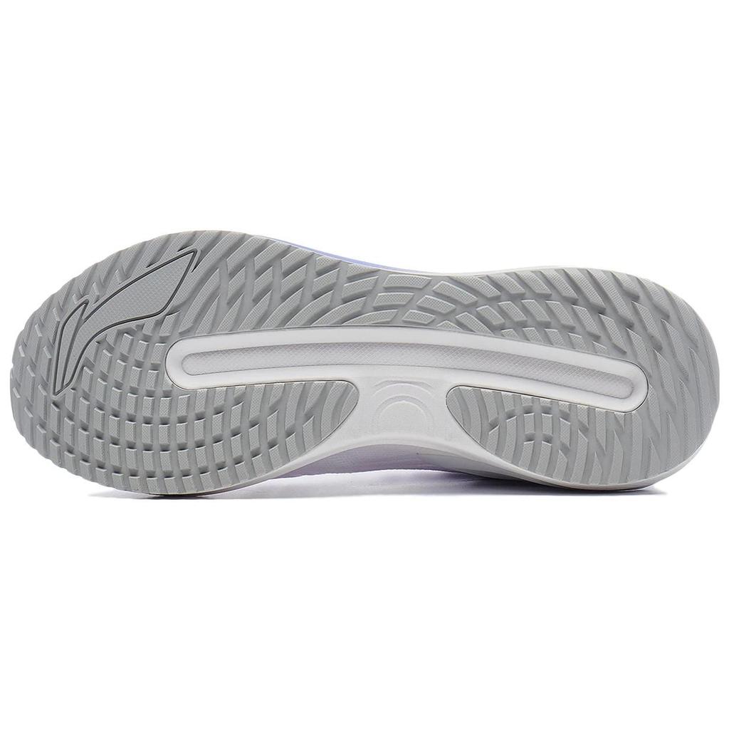 Li Ning YueYing 3.0 Comfortable Low top HEEL LOC Technology Long Distance Running Shoes Women's White Blue ARHT020-9