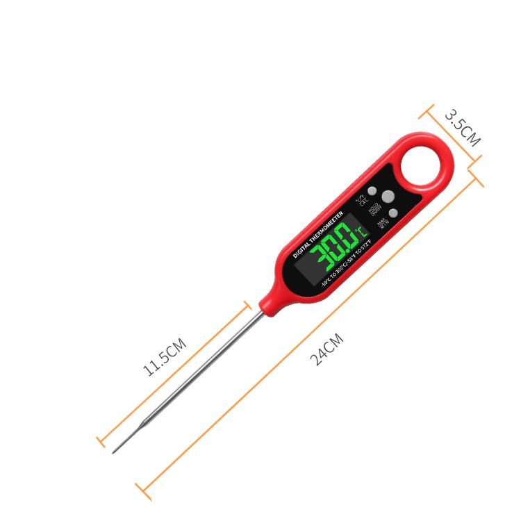 Instant Read Digital BBQ Thermometer with Backlight Strong Magnet 1-Second Response Food Probe for Grill/Oven/Smoker