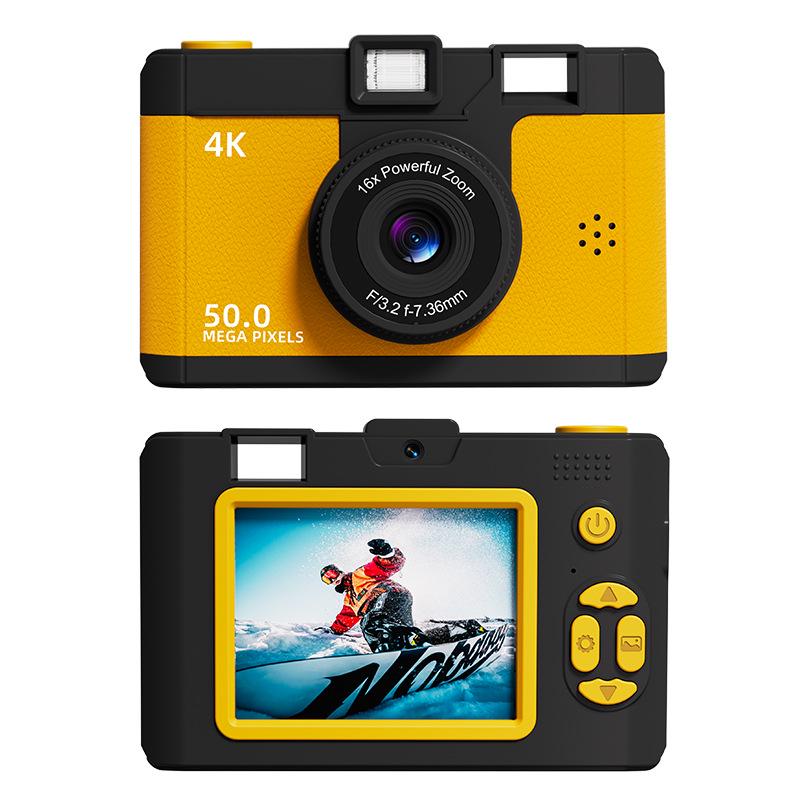 New Wi-Fi CCD Camera: Auto Print, Ultra-HD Photos, Dual Front & Rear Cameras, Video Recording