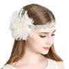 Rhinestone Vintage Hairband Cocktail Party Women Hairband Feather Flapper Headband  Festival