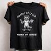 Custom Master of Trash Graduation Shirt, Personalized Class of 2025 2026 Raccoon Tee, Funny Skateboard Trash Panda Gift, Senior Graduation.