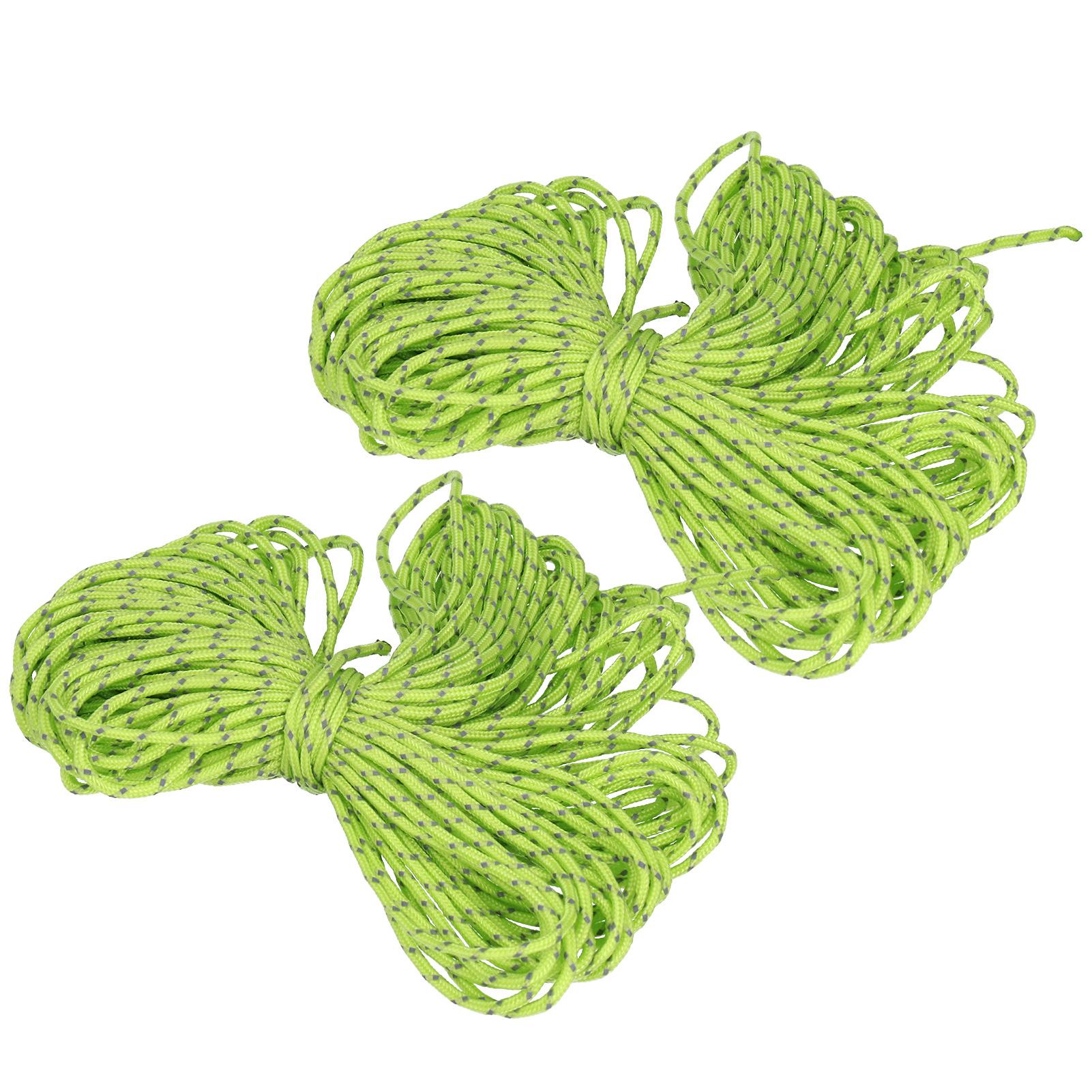 

2 шт. 20 м Веревка для палатки для кемпинга на открытом воздухе Светоотражающий шнур для тента Веревка для навеса для кемпинга, пеших походов