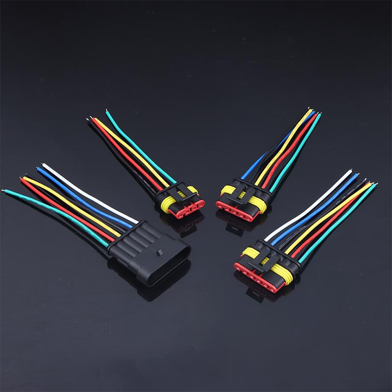 1/2/3/4/5/6 Pin Way Electrical Wire Connector, 18Awg Male Female Plug Socket, Quick Disconnect Wire Connectors For Car, Truck