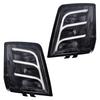 Compatible with Shaanxi Delong X3000 Headlight Assembly, Four-Lens Laser Full LED X5000 Super Bright.