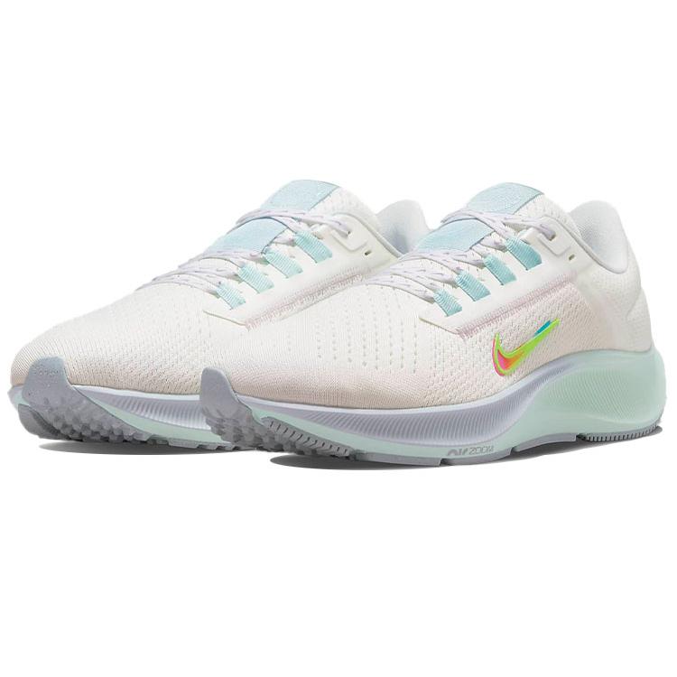 New Nike Air Zoom Pegasus 38 Premium Summit White Aura Volt Women's DH6507-111
