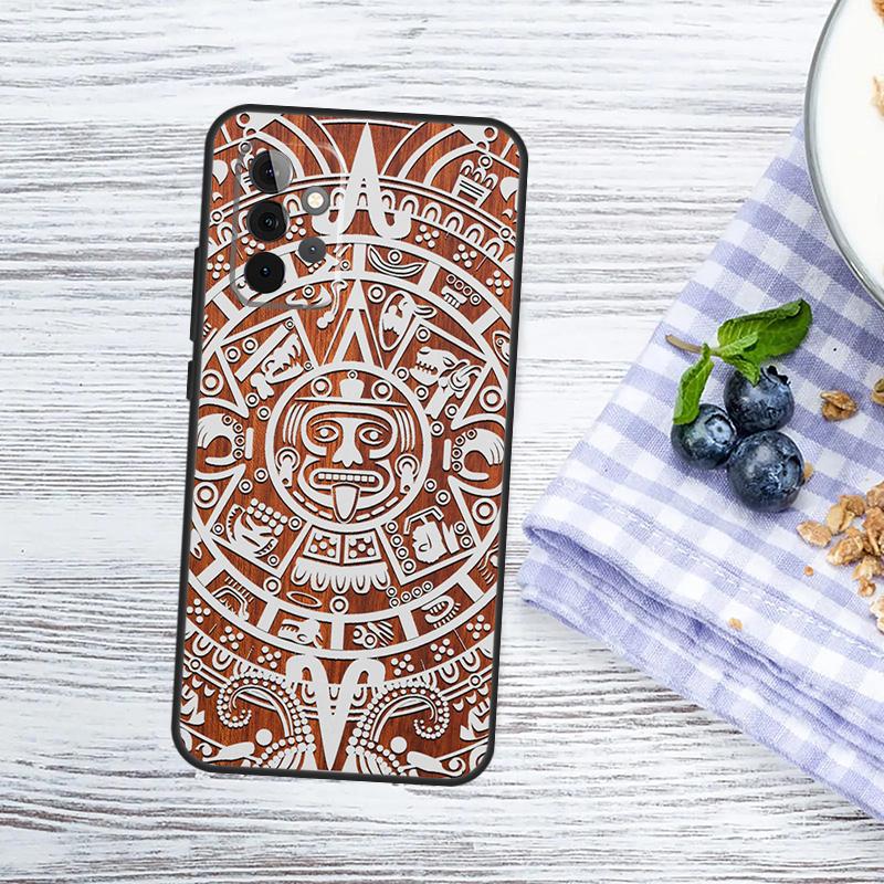 

Mayan Calendar Wood Pattern Case For Samsung Galaxy A54 A34 A14 A56 A36 A16 A06 A13 A53 A12 A22 A32 A52 A35 A17 A15 A55 Samsung A32 5G