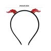 Handmade Devil Horn Hairband Girls Cosplay Accessories Beast Horns Fursuit Masquerades Halloween Cosplay Party