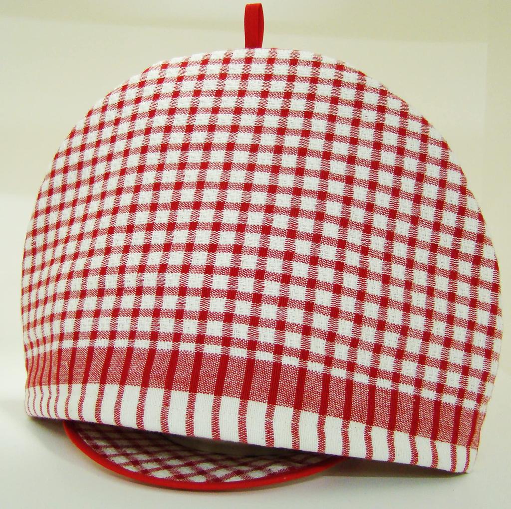 Santens Tea Cozy Small & Pot Mat Set, Exotic Red (Made with Belgian Cloth)