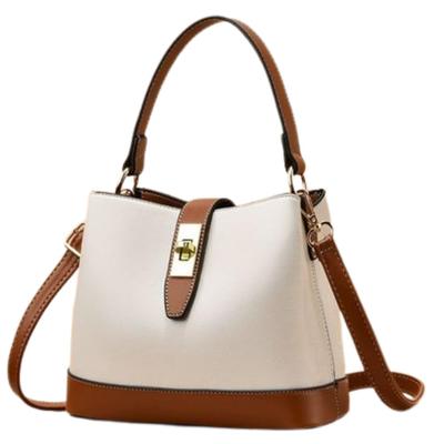 ORIJIRI Women's HandbagShoulder Bag, Popular, Large Capacity, 2-Way, Cute PU Leather (White)