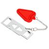 Travel Door Lock Portable AntiTheft Safety Lock Stopper for Hotel Travel Accommodation Red