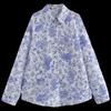 Fashion Style 2024 Summer New Women's Clothing Fashion All-Match Temperament Long Sleeve Print Shirt 2492054 044