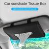 1 Pcs Car Tissue Box Towel Sets Car Sun Visor Tissue Box Holder Auto Interior Storage Decoration for BMW Car Accessories