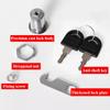4 Size Drawer Cam Lock with 2 Keys for Mailbox File Cabinet Tool Box Locker Furniture Hardware Rarelock for Filing Cabinet Lock