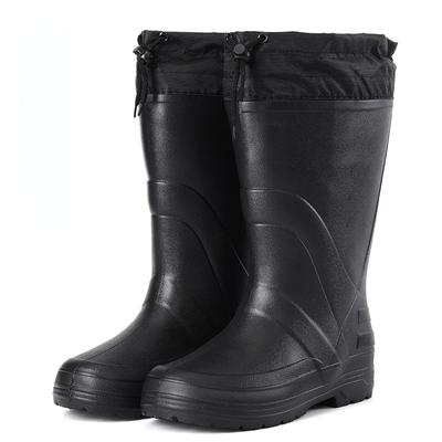 New Men Rain Boots High Quality EVA Non-slip Rain Boots Platform Men Snow Boots Winter Warm Waterproof Shoes Men Work Shoes