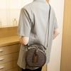 New Fashionable Small Round Bag Retro Handbag Commuter Temperament Shoulder Bag Slanted Versatile Niche Mobile Phone Bag