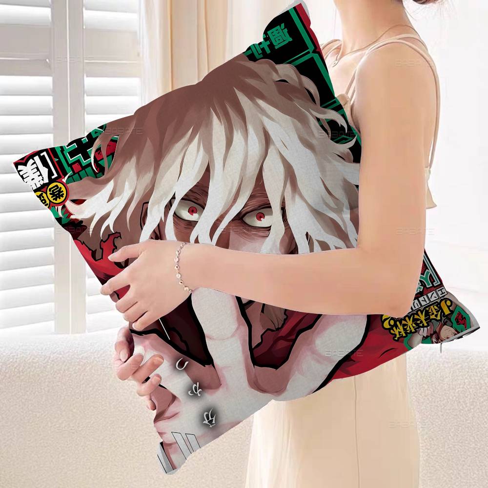 Cartoon Character Tomura Shigaraki Personalized Pillow Cover Kids Bedroom Wild Party Decor Pillowcase kid Birthday shower Gift