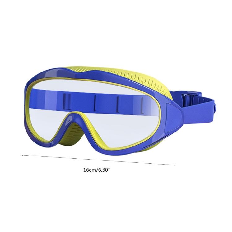 Frog Resistant Kid Swimming Goggles 180 Degree Wide View Swim Goggles