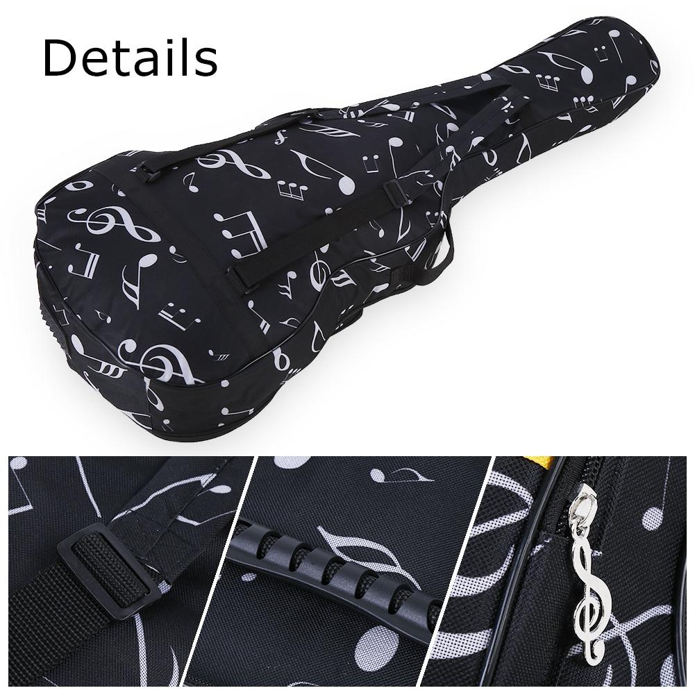 39   40   41inch Acoustic Guitar Soft Case Backpack Oxford Double Straps Bag