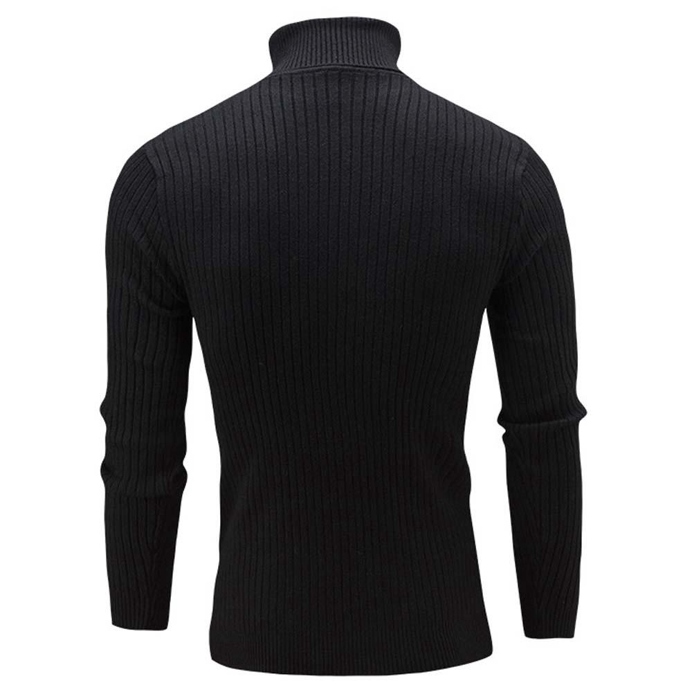 Winter Men Slim Warm Knit High Neck Pullover Jumper Sweater Turtleneck Top