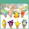 Adorable Pvc Pikachu Cartoon Anime Figure Sweet Cone Cosplay Model Collection
