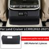 For Toyota Land Cruiser 300 LC300 J300 -2027 Rear Air Vent Kick Panel Cover Center Console Interior Upgrade Accessories