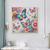 CHENISTORY 5d Diamond Painting New Square Rhinestones Colorful Butterflies Floral Diamond Embroidery Cross Stitch Mosaic