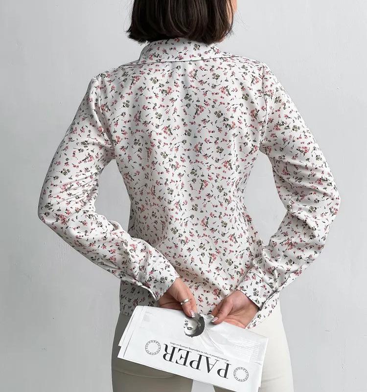 European-American Slim Fit Long-Sleeved Shirt: Elegant & Modern