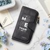 Stylish Long Wallet with Inspirational Slogan