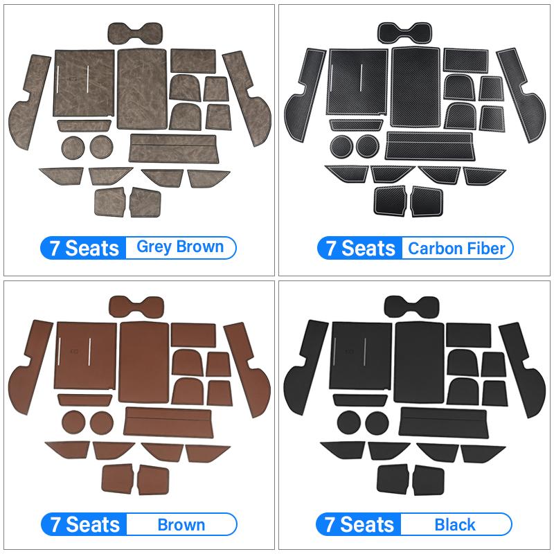 Car Accessories For Honda CR-V CRV 6th Gen 2023 2024 2025 Hybrid Leather Gate Slot Pad Cup Cushion Sticker Non-Slip Rug Mats