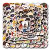 100 New Farming Bar Ten Qintian Graffiti Stickers Decorative Skateboard Water Cup Personalized Hand Note Stickers