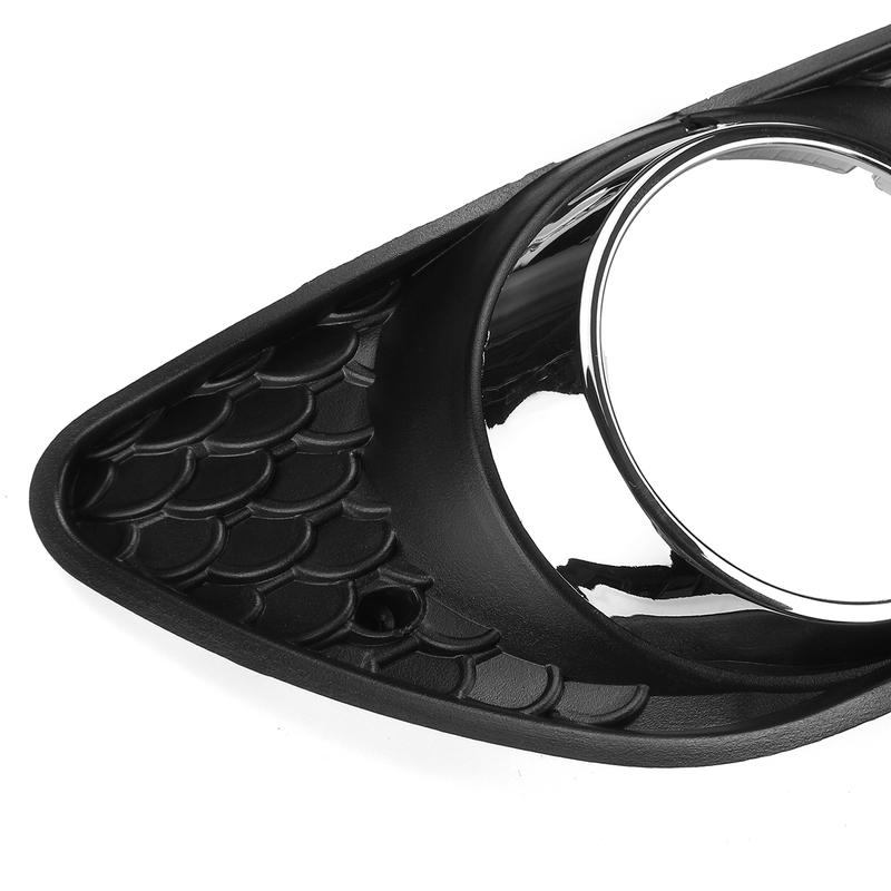 W204 Car Front Fog Light Grille Lamp Cover HONEYCOMB MESH For Mercedes For Benz C-Class W204 2007-2010 A2048850353 A2048850253
