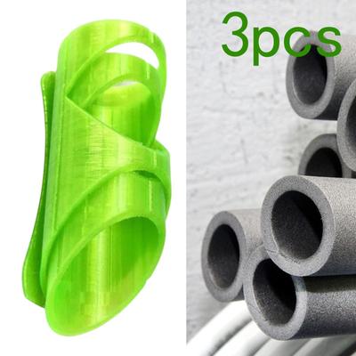 3Pcs Pipe Wrap Insulation Foam Cutting Tool Green for Copper Professional