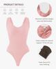 Nahtloser Damen-Jumpsuit mit Kreuzrücken und Tanga: Modisch, Hohe Elastizität, Formt Taille & Bauch, Atmungsaktiv, Hautfreundlich.