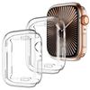Transparent Cover For Apple Watch Case 45mm 41mm 44MM 40MM 42/46mm Full TPU Bumper Iwatch Series 9 8 10 7 SE 6 5 4 3 Accessories 7