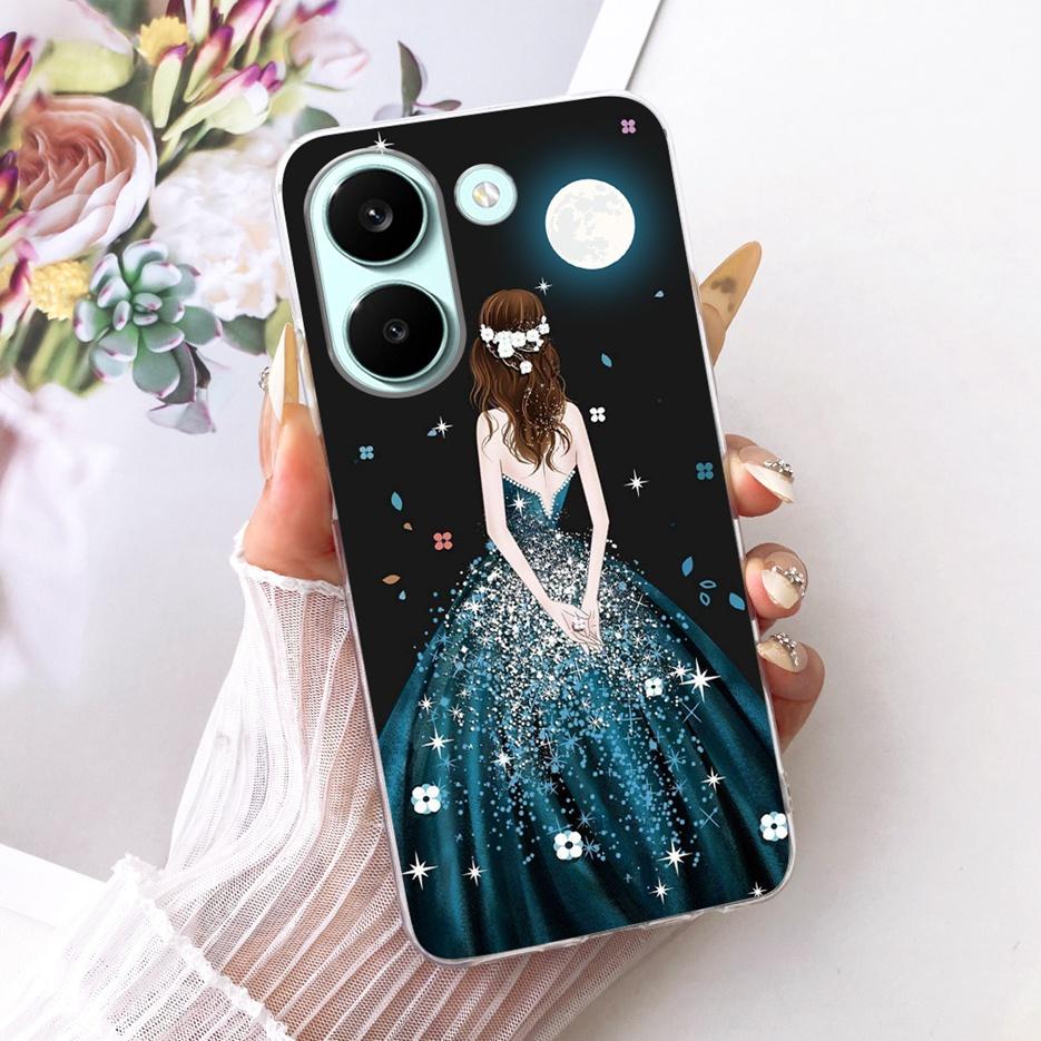 For Xiaomi Poco X8 Pro 5G Case Cute Cat Peacock Painted Cover Soft Slim Phone Case For Xiaomi Poco X8 Pro Max PocoX8 Pro 5G Bags