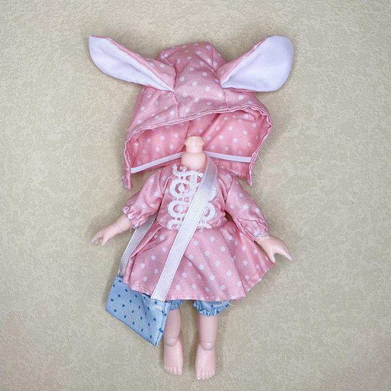 Tik drabužiai 15cm Mini lėlytė mergaičių žaislas BJD princesė pilna apranga Suknelių kolekcija Vaikiška lėlė Dovana