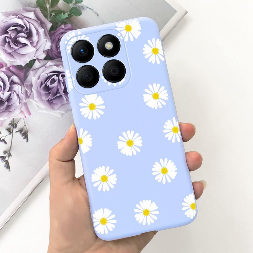 Women Fashion Girly Phone Case For Huawei Honor X9b Honor X8b Coque Funda Flower Pattern Soft Silicone Funda HonorX9b 5G Coques
