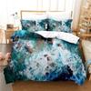 3D Ocean Waves Bedding Set Queen Size Soft Summer Sea Beach Duvet Cover Set Hawaiian Tropical Print Comforter Cover Pillowcases
