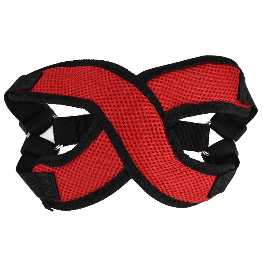 Pet Vest Harness Reflective Adjustable Comfortable Easy Control for Medium and Small DogRed S