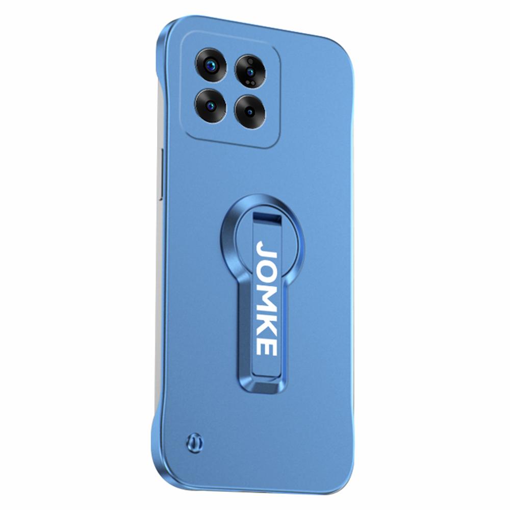 For Xiaomi 14 Pro Case Hard PC Frameless Baking Paint Kickstand Phone Cover
