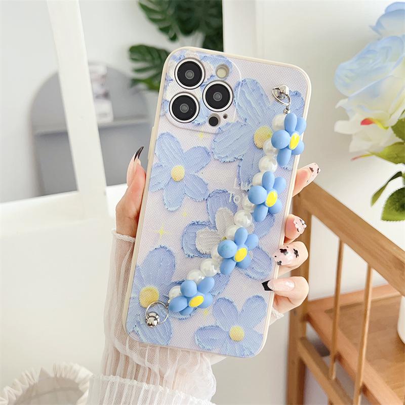 Infinix Hot 50/40 Pro & 20S Flower Chain Case for Women