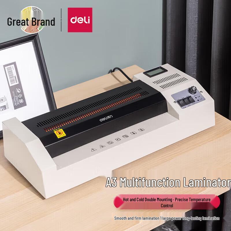 

Горячий/холодный ламинатор Deli A3