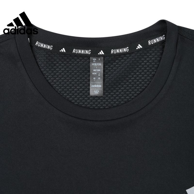 New Adidas T Shirts Men Black JF1473