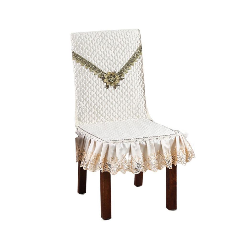 

Skirt Hotel Chair Cover Dacron Kitchen Chair Cover Home Decor Stool Cover Living Room S-Style 5
