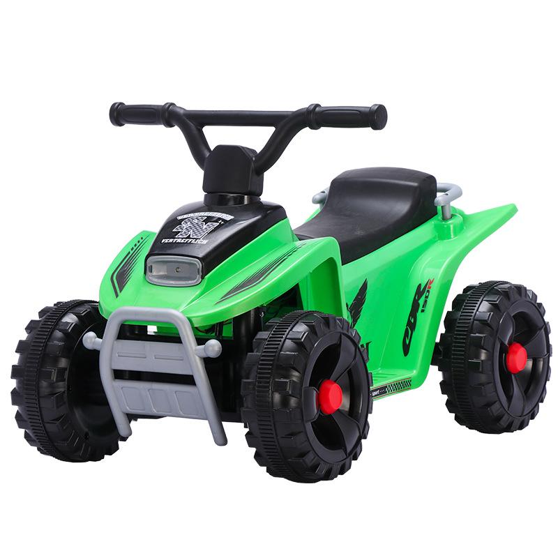 Large Electric Ride-On Beach Car for Kids – Four-Wheel Motorcycle Style, Self-Driving Toy
