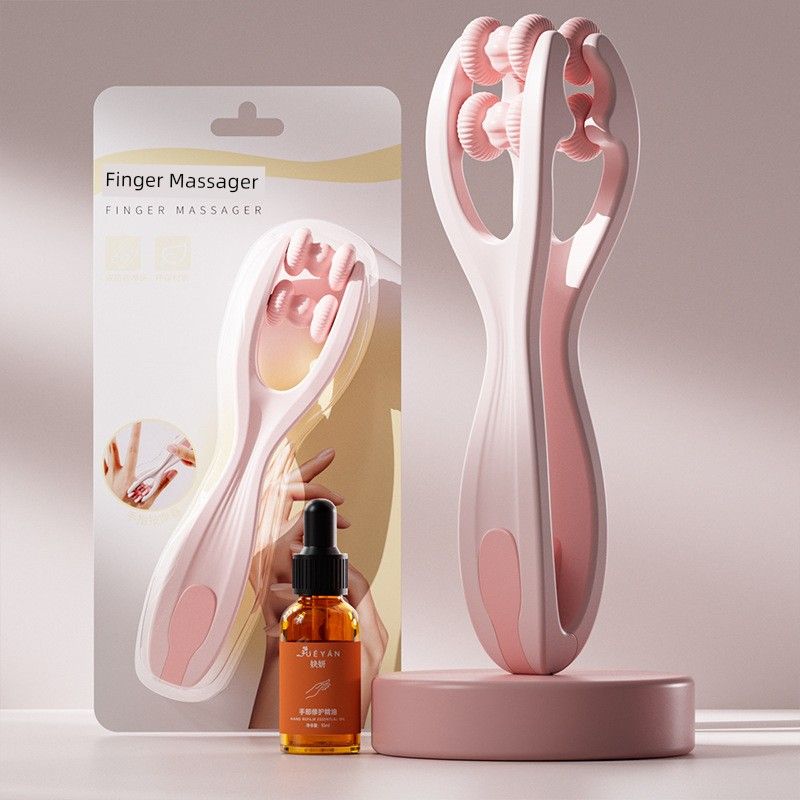 Silicone Thin Finger Joint Roller Care Massager