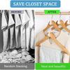 5/10Pcs Clothes Hanger Hooks Space Saving Closet Connector Hook Cascading Hanger Plastic Extender Clips Wardrobe Coat Organizer