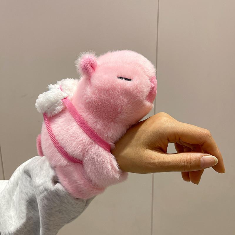 Capybara Plush Sweet Wristband Toy Adorable Stuffed Animal Figure With Filling Soft