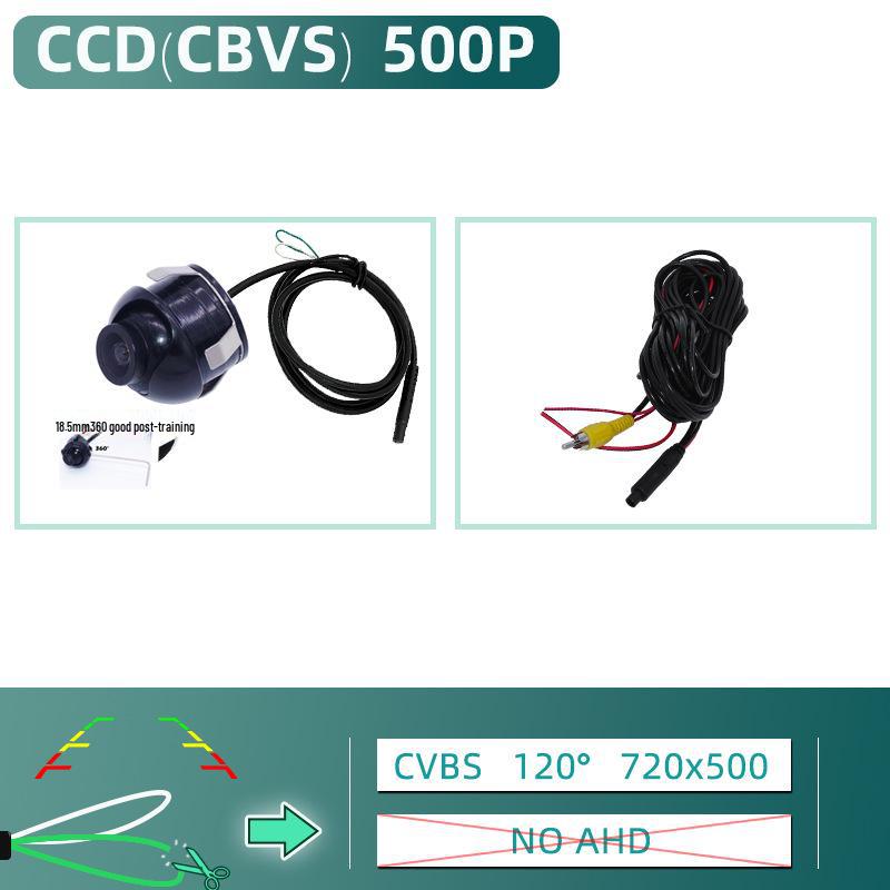 360° Panoramic Rear View HD Camera CCD Universal