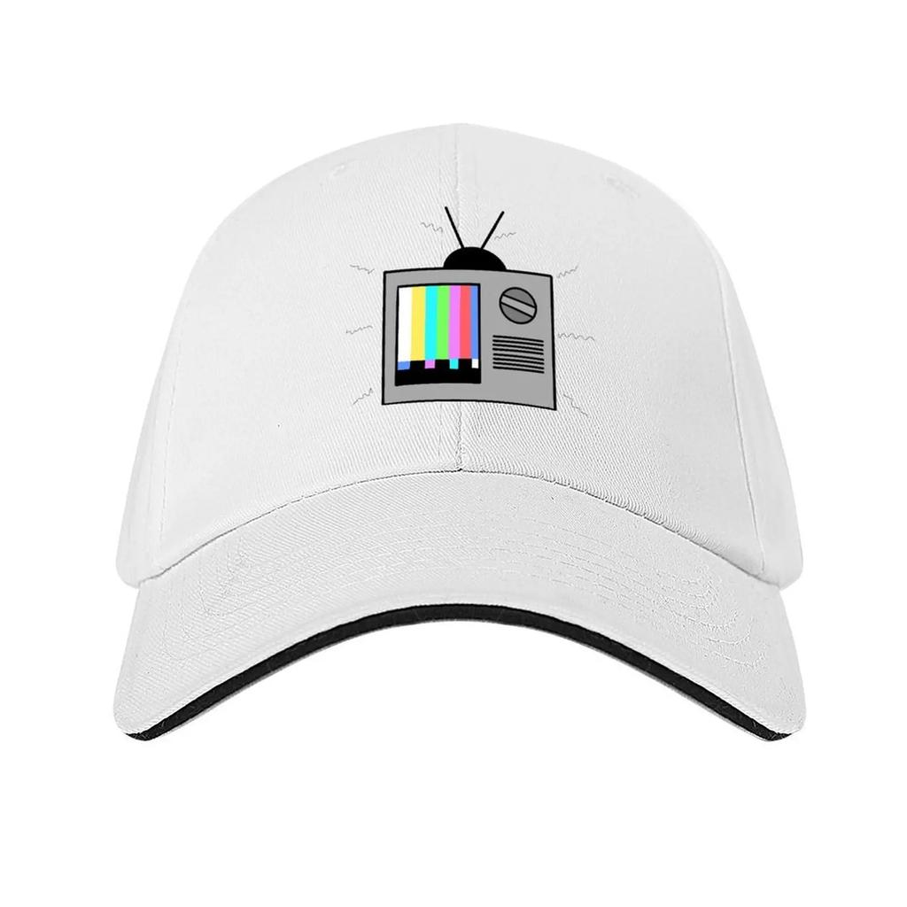Retro kaputter Fernseher Baseballkappe Golfhut echte lustige Hüte Bommelmütze Hut Unisex Luxus Damen Golfbekleidung Unisexs